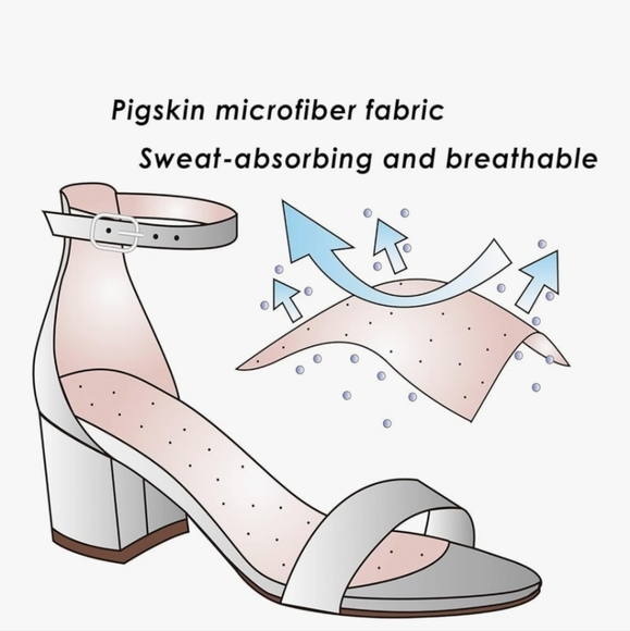 Black Glitter Block Heel Sandals NEW - Picture 7 of 16